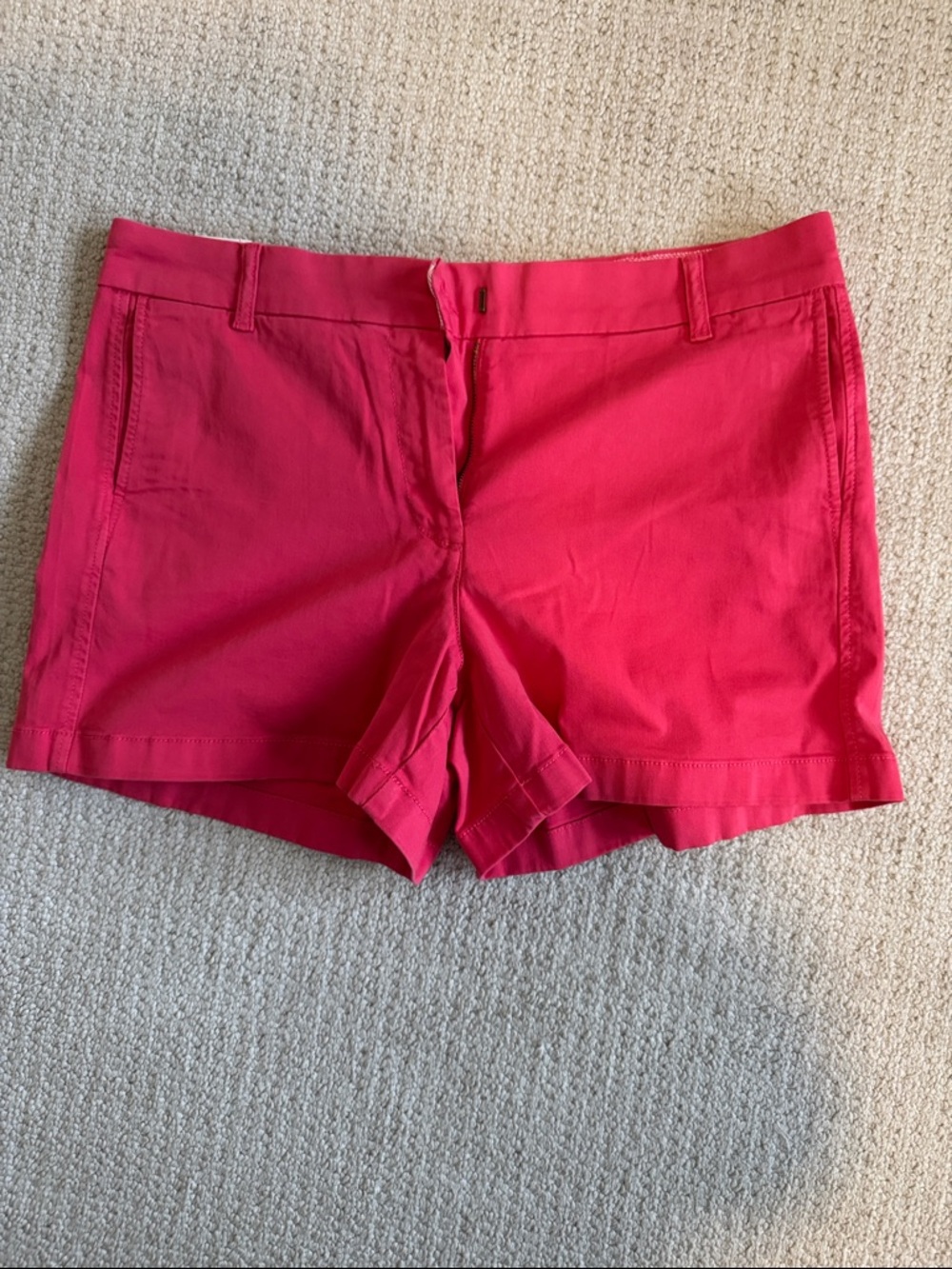 J crew women’s chino Pink Cotton Shorts